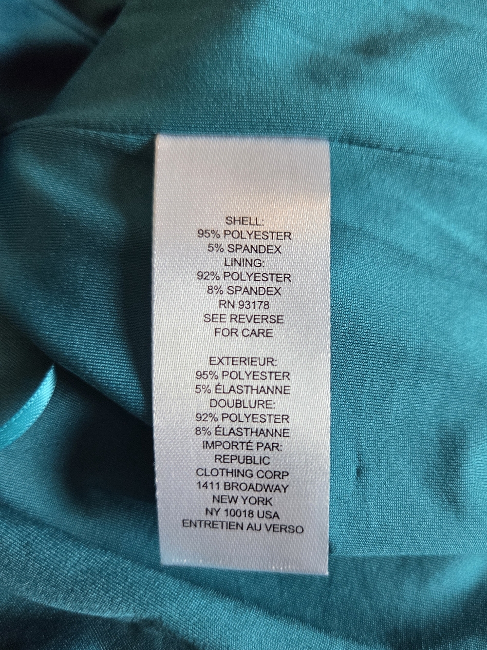 Elie Tahari Teal Ruffle-Neck Tank Size M - Picture 5 of 11